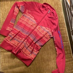 Bench zip sweatshirt with thumb holes cotton